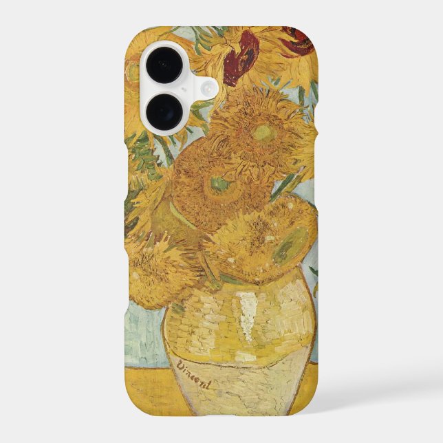 Van Gogh Sunflowers Iphone Case (Back)