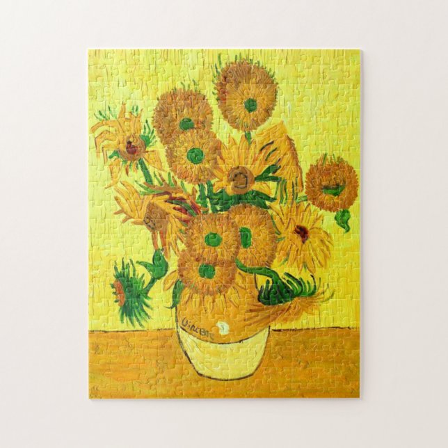 Van Gogh Sunflowers Jigsaw Puzzle (Vertical)