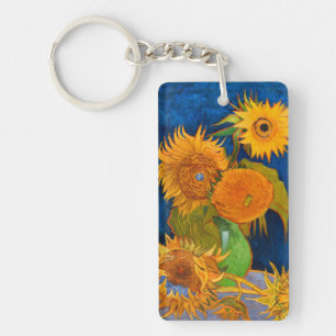 Van Gogh Sunflowers Keychain