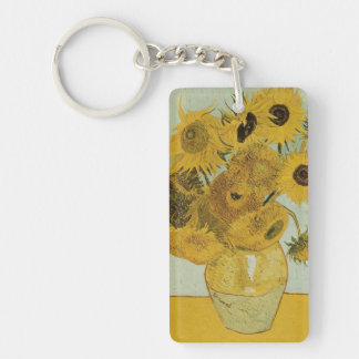 Van Gogh Sunflowers Keychain