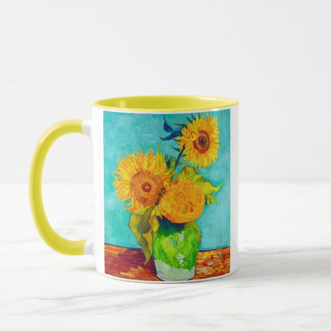 Van Gogh Sunflowers Mug (Left)