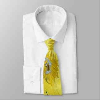 VAN GOGH SUNFLOWERS NECK TIE