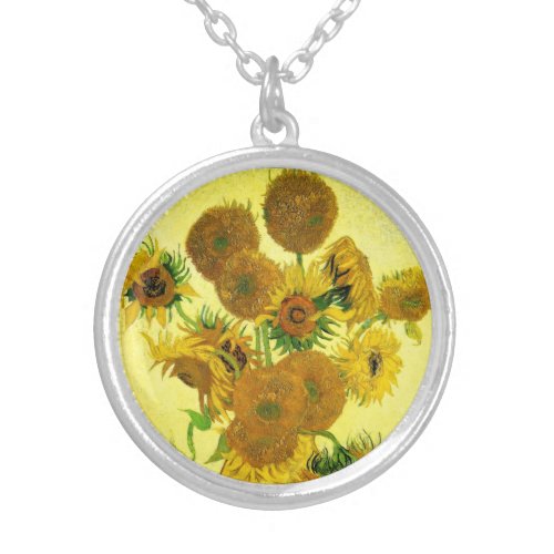 Van Gogh Sunflowers Necklace