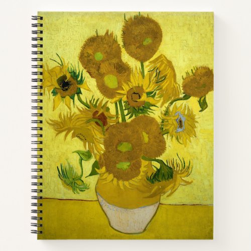 Van Gogh Sunflowers Notebook