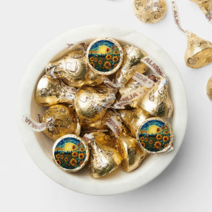 Van Gogh Sunflowers Painting Hershey®'s Kisses®