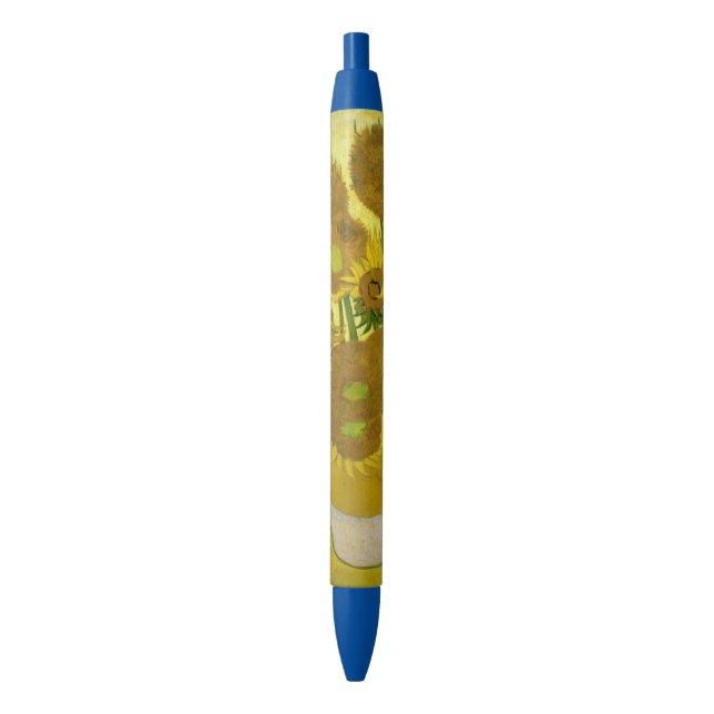 Van Gogh Sunflowers Pen (Front Vertical)
