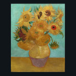 Van Gogh - Sunflowers Poster<br><div class="desc">Sunflowers by Vincent Van Gogh. For more poster-ready images from Zedign Art Series Book 37 "Vincent Van Gogh - Paintings & Drawings Vol 2",  visit https://books.zedign.com/zas/37.html</div>