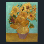 Van Gogh - Sunflowers Poster<br><div class="desc">Sunflowers by Vincent Van Gogh. For more poster-ready images from Zedign Art Series Book 37 "Vincent Van Gogh - Paintings & Drawings Vol 2",  visit https://books.zedign.com/zas/37.html</div>