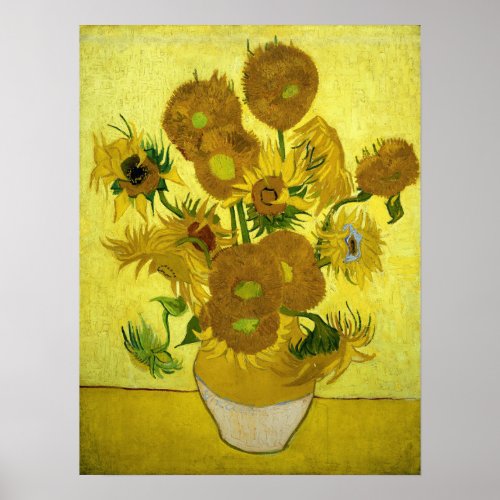 Van Gogh _ Sunflowers Poster