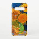 Van Gogh Sunflowers Samsung Galaxy S10 Case<br><div class="desc">Samsung Galaxy Case featuring Vincent van Gogh’s Vase with Five Sunflowers (1888). Still life depicting five beautiful sunflowers in a green vase. A great gift for fans of Post-Impressionism and Dutch art.</div>