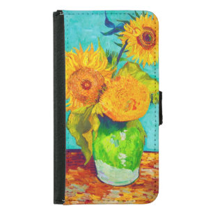 Van Gogh Sunflowers  Samsung Galaxy S5 Wallet Case
