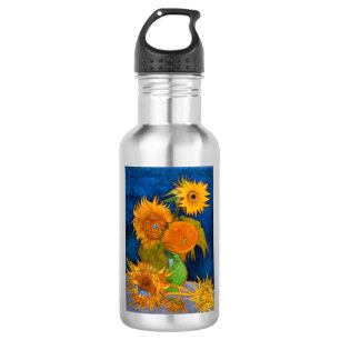 Van Gogh Sunflowers Stainless Steel Water Bottle