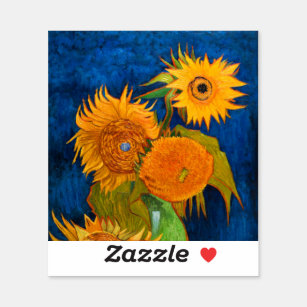 Sunflowers - Van Gogh Sticker for Sale by Annreck Wallen