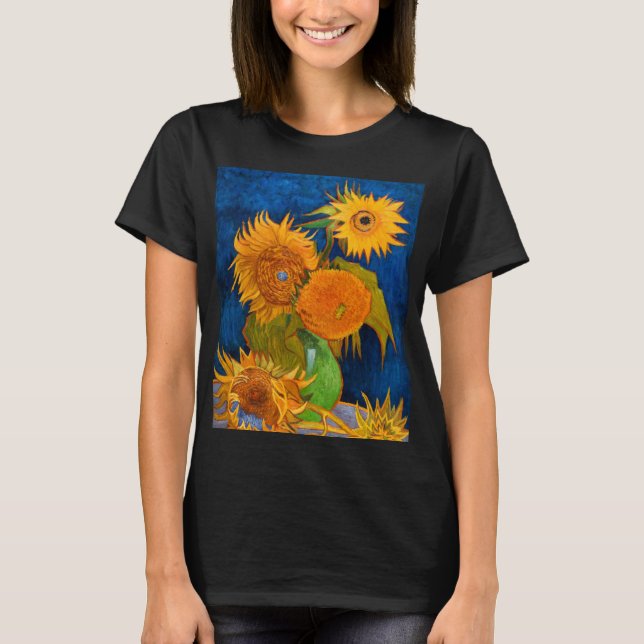 Van Gogh Sunflowers T-Shirt (Front)