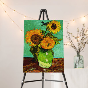 Van Gogh - Sunflowers, Three, Foam Board