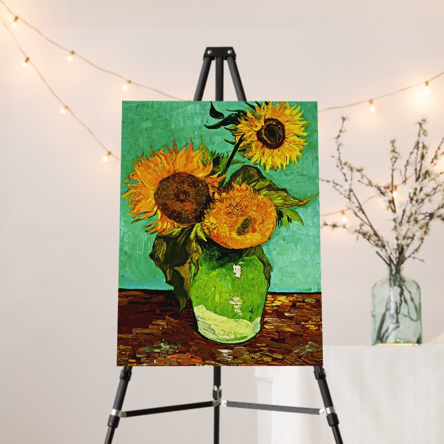 Van Gogh - Sunflowers, Three, Foam Board (In Situ (Stand))