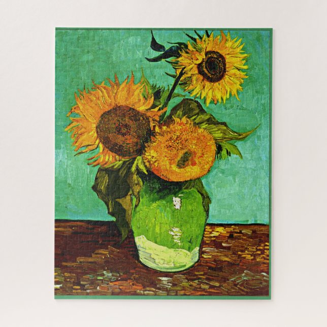 Van Gogh - Sunflowers (three) Jigsaw Puzzle (Vertical)