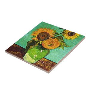 Van Gogh - Sunflowers Tile