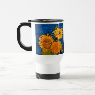 Van Gogh Sunflowers Travel Mug