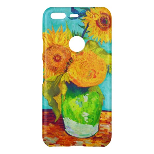 Van Gogh Sunflowers Uncommon Google Pixel Case (Back)