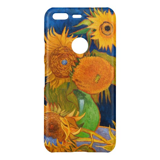 Van Gogh Sunflowers Uncommon Google Pixel Case (Back)
