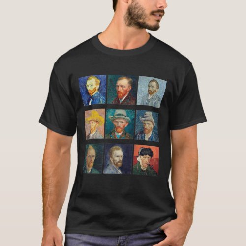 Van Gogh T_Shirt  Van Gogh Self_Portrait Tee