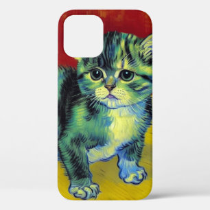 Van Gogh Tabby Cat iPhone 12 Case