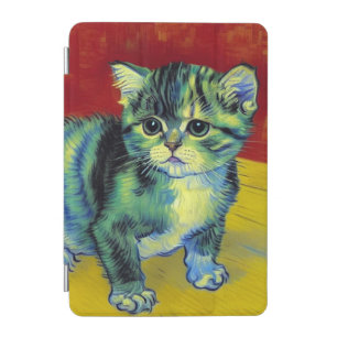 Van Gogh Tabby Cat iPad Mini Cover