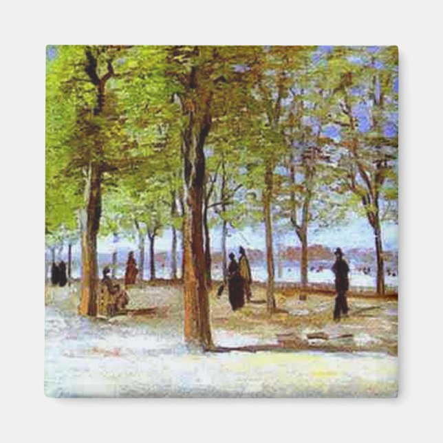 Van Gogh: Terrace in the Luxembourg Garden Magnet (Front)
