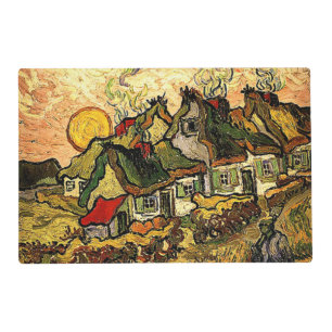 Van Gogh - Thatched Cottages in the Sunshine Placemat