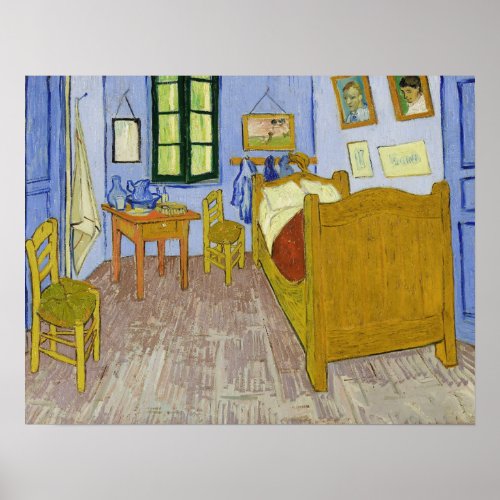 Van Gogh _ The Artists Bedroom In Arles Poster