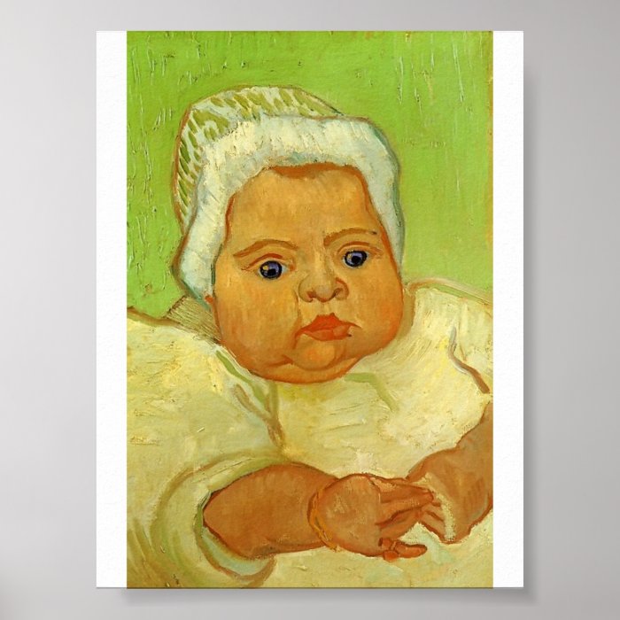 Van Gogh   The Baby Marcelle Roulin Poster