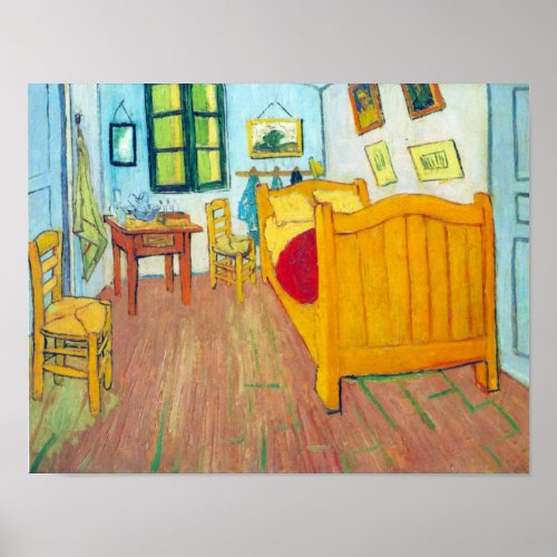Van Gogh _ The bedroom in Arles Saint_Remy Poster