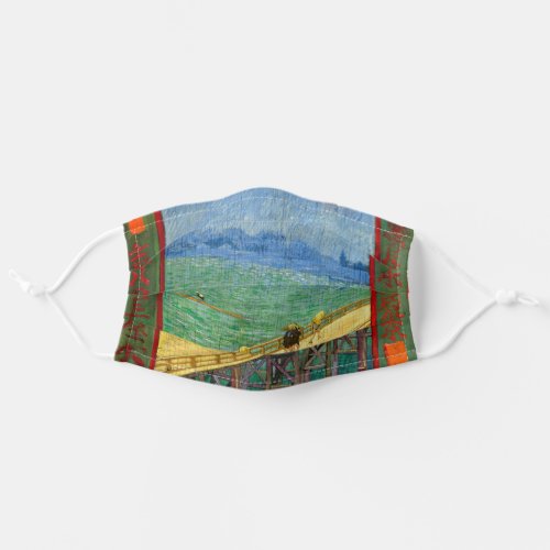 Van Gogh The Bridge in the Rain after Hiroshige Adult Cloth Face Mask