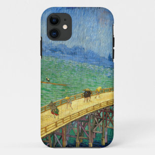 Van Gogh The Bridge in the Rain after Hiroshige iPhone 11 Case