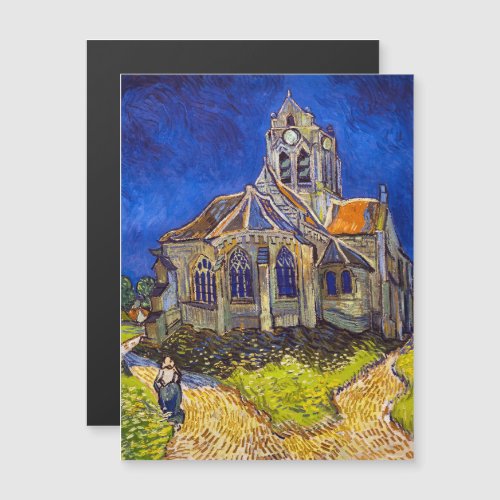 Van Gogh _ The Church at Auvers Magnetic Card