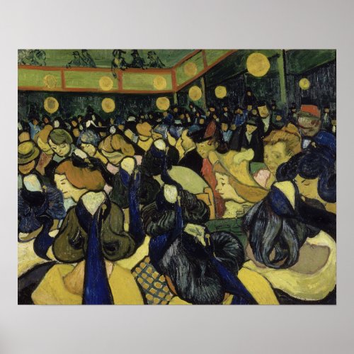 Van Gogh _ The Dance Hall In Arles Poster
