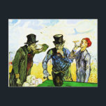 Van Gogh - The Drinkers, famous painting,  Postcard<br><div class="desc">The Drinkers,  famous painting by Vincent van Gogh</div>