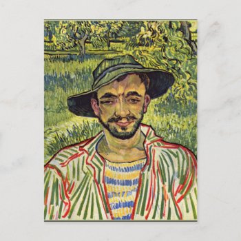 Van Gogh - The Gardener (aka Young Peasant) Postcard by Virginia5050 at Zazzle