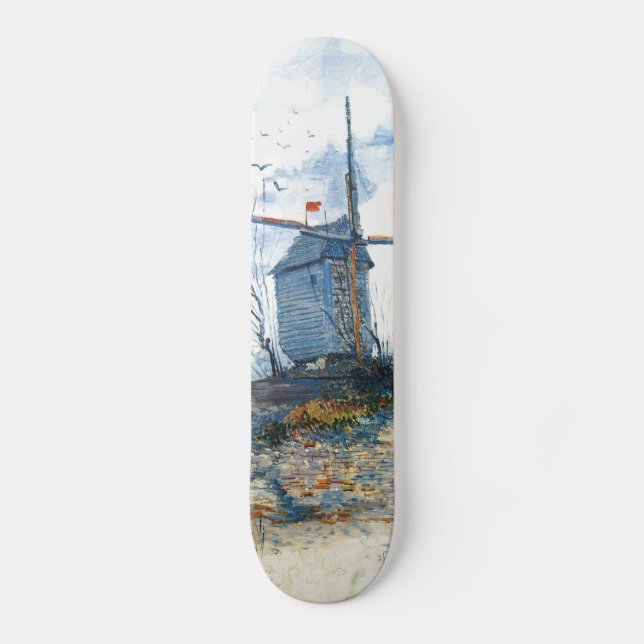 Van Gogh: The Mill of Galette Skateboard (Front)