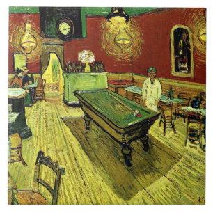 Van Gogh - The Night Cafe Ceramic Tile