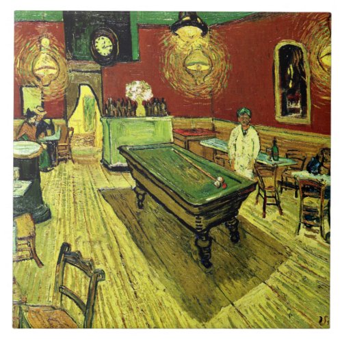 Van Gogh _ The Night Cafe Ceramic Tile