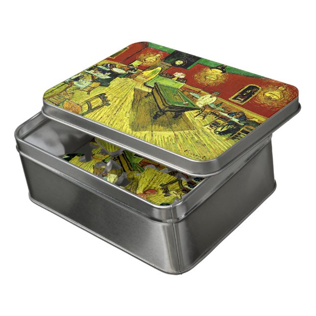 Van Gogh - The Night Cafe Jigsaw Puzzle (Lid Open)