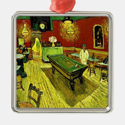 Van Gogh _ The Night Cafe  Metal Ornament