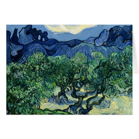 Van Gogh The Olive Trees Landscape Painting Cards (Front Horizontal)