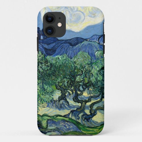 Van Gogh The Olive Trees Landscape Painting iPhone 11 Case