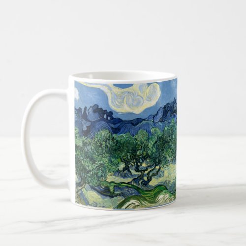 Van Gogh The Olive Trees Landscape Painting Coffee Mug