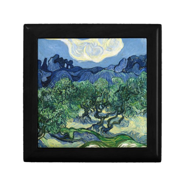 Van Gogh The Olive Trees Landscape Painting Gift Box (Front)
