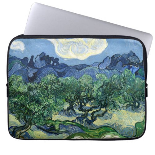 Van Gogh The Olive Trees Landscape Painting Laptop Sleeve