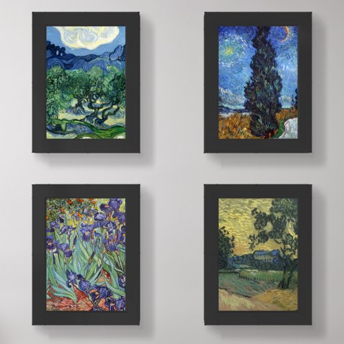 Van Gogh The Olive Trees Landscape Painting Wall Art Sets